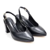 Pisagor PS-32480 6 cm Topuklu Kadın Stiletto Ayakkabı - Siyah