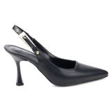 Pisagor PS-32620 8,5 cm Topuklu Kadın Stiletto Ayakkabı - Siyah