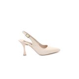 Pisagor Ps-32650 8,5 Cm Topuklu Kadın Arkası Açık Stiletto Ayakkabı
