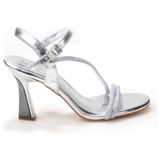 Pisagor PS-32690 Kadın Topuklu Sandalet - Gümüş