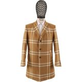 Piserro Erkek Slim Fit Kaban - 50 - Taba