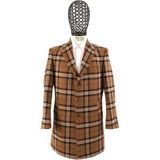 Piserro Erkek Slim Fit Kaban - 52 - Kahve