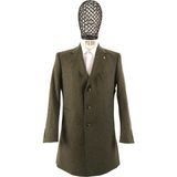 Piserro Erkek Slim Fit Kaban - 52 - Yeşil