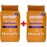 Pisi Pisi Kalın Taneli Kedi Kumu 10 kg (12 lt) x 2 Kokusuz Topaklaşan Özellikli Sabunlu