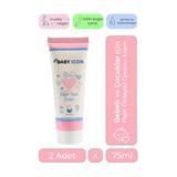 Pişik Önleyici ve Onarıcı Krem - 2 Adet 75 ml Doğal, Vegan