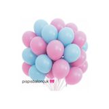 PISPISBALONCUK 6 adet pembe mavi Balon Seti cinsiyet Parti doğum günü babyshower Süsleme Balonları