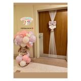 PISPISBALONCUK kız Çocuk Hastane Odası Süsleme pembe beyaz lila 30lu balon seti babyshower doğum günü cinsiyet