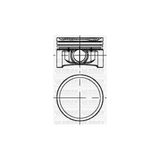 Piston Sekman Std 69.00 Mm Twng-clıo Iı-clıo Iıı 1.2 75ps Benzinli 93-09 D4f 740