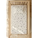 pistore %100 Pamuk Ranforce Lastikli Çarşaf Seti - Dinazor, Fil ve Aslan Desenli Park Yatak 70x120 35x45