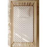 pistore %100 Pamuk Ranforce Lastikli Çarşaf Seti - Kırmızı Kalp Desenli Park Yatak 70x120 35x45