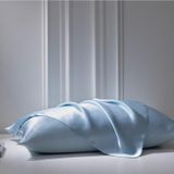 Pistore Açık Mavi Ipek Saten Yastık Kılıfı 50 X 70 1 Adet