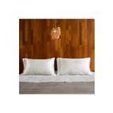 Pistore Beyaz Ekru Ipek Saten Yastık Kılıfı 50 X 70 2'Li