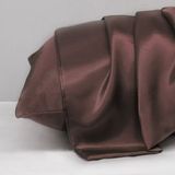 Pistore Kahverengi İpek Saten Yastık Kılıfı 50 x 70 cm. 1 Adet