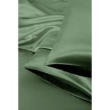Pistore Soyut Yeşil Mat İpek Saten Yastık Kılıfı 50 X 70 2'Li