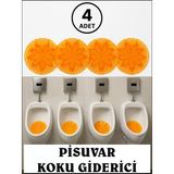 Pisuvar Koku Giderici Süzgeç Mango Kokulu 4'Lü Ekonomik Paket Pisuar Süzgeci Pisuvar Blok