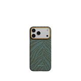 Pitaka Breath Of Veins Iphone 17 Pro Aramid Fiber Karbon Magsafe Uyumlu Telefon Kılıfı - Yeşil