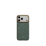 Pitaka Breath Of Veins Iphone 17 Pro Max Aramid Fiber Karbon Magsafe Uyumlu Telefon Kılıfı - Yeşil