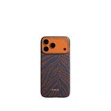 Pitaka Breath Of Veins Iphone 17 Pro Max Aramid Fiber Karbon Turuncu Magsafe Uyumlu Telefon Kılıfı - Lacivert
