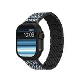 Pitaka Chromacarbon Serisi Apple Watch / Ultra Uyumlu Aramid Fiber Kordon - Siyah
