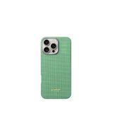 Pitaka Classic Ultra Slim Iphone 16 Pro Magsafe Uyumlu Aramid Fiber Telefon Kılıfı - Yeşil