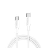 Pitaka Flex Braided Type-c To Type-c Örgü Hızlı Şarj Ve Data Kablosu 60 W - Beyaz