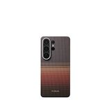 Pitaka Galaxy S26 Ultra Edge Aramid Fiber Karbon Aaron Telefon Kılıfı - Kahverengi