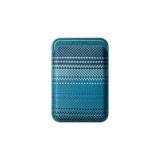 PITAKA Magnetic Woven Serisi Karbon Aramid Fiber Magnetik Kartlık Mavi