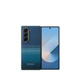 Pitaka Tactile Woven Galaxy Z Fold 6 Magsafe Uyumlu Aramid Fiber Telefon Kılıfı - Mavi
