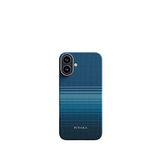 Pitaka Tactile Woven Iphone 16 Plus Magsafe Uyumlu Telefon Kılıfı - Mavi