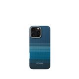Pitaka Tactile Woven Iphone 16 Pro Magsafe Uyumlu Telefon Kılıfı - Mavi