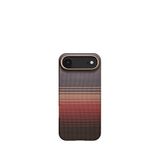 Pitaka Tactile Woven Iphone 17 Air Magsafe Uyumlu Kahverengi Telefon Kılıfı