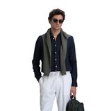 Pitaya Erkek Keten Gömlek Comfort Fit Lacivert XS