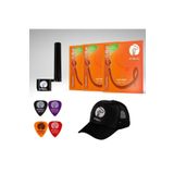 PİTBULL Gold Seri Akustik Gitar Teli 3lü Set (TEL SARICI 4 PENA ŞAPKA) Gag 11-52 El 3p Ssc