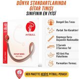 Pitbull Strings Mutant Seri Kopmalara Karşı Esnekliği Artırılmış Elektro Gitar Teli Takım + Pena Meg - MEG 10-46 L
