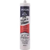 Piton RTV Yüksek Isı Silikonu 280 ml Kırmızı Yüksek Elastikiyet ve UV Işınlarına Dayanıklı