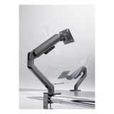 Pivot 17-34" Lynx Series Gaz Pistonlu Tekli Monitör Kolu 10 kg VESA Uyumlu Grey