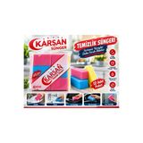 PİWAX OTO MARKET Karsan Renkli Temizlik Süngeri 12'li Paket