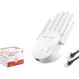 Pix-Link WR60T Wifi Repeater 1200 Mbps Beyaz Çift Bant Desteği ile Yüksek Performans Sunar