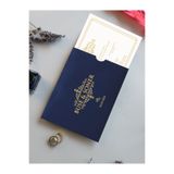 Pixel Davetiye Lacivert - 50 Adet - Yaldızlı Davetiye - Düğün - Nişan - Kına - Sünnet - Nikah Davetiyesi - 8122