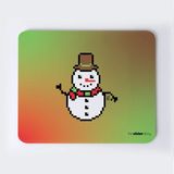 Pixel Kardan Adam Yılbaşı Mousepad