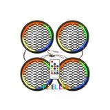 Pixel Ledli 16cm Hoparlör Kapak 4 Adet Animasyonlu Poke Pk-5649
