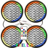 Pixel Ledli 16CM Hoparlör Kapak 4ADET Poke PK-5649