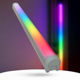 Pixel RGB LED Işık Kanalı 12V Hazır Tak Çalıştır 2 mt. Dinamik Efektli Alüminyum Profil Aydınlatma Seti Uzaktan Kumanda