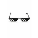 Pixel Thug Life Gözlük | Deal With It 8-Bit Piksel Tasarım | Eğlenceli Parti & Sosyal Medya