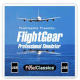 PixelClassics FlightGear Flight Simulator 2020 X Flight Sim Plane & Helicopter Professional USB Simulator 600 uçak ve 20.000 gerçek dünya havaalanı dahil Microsoft Windows 1 ile uyumlu