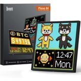 Pixoo-64 Wifi Piksel Sanat Ekranı, 64 x 64 LED Panel, Benzersiz Aydınlatma Dekorasyonu ile Uygulama Kontrolü