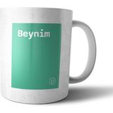 Pixxa Beynim Tanımı Komik Açık Yeşil Kupa Bardak