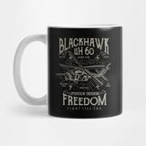 Pixxa Blackhawk Army Helicopter Military Pilot Troops Ww2 Veteran Kupa Bardak