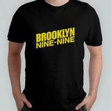 Pixxa Brooklyn Nine Nine %100 Pamuklu Bisiklet Yaka T-Shirt Model - 2 - Siyah