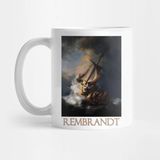 Pixxa Christ In The Storm On The Sea Of Galilee By Rembrandt Van Rijn Kupa Bardak